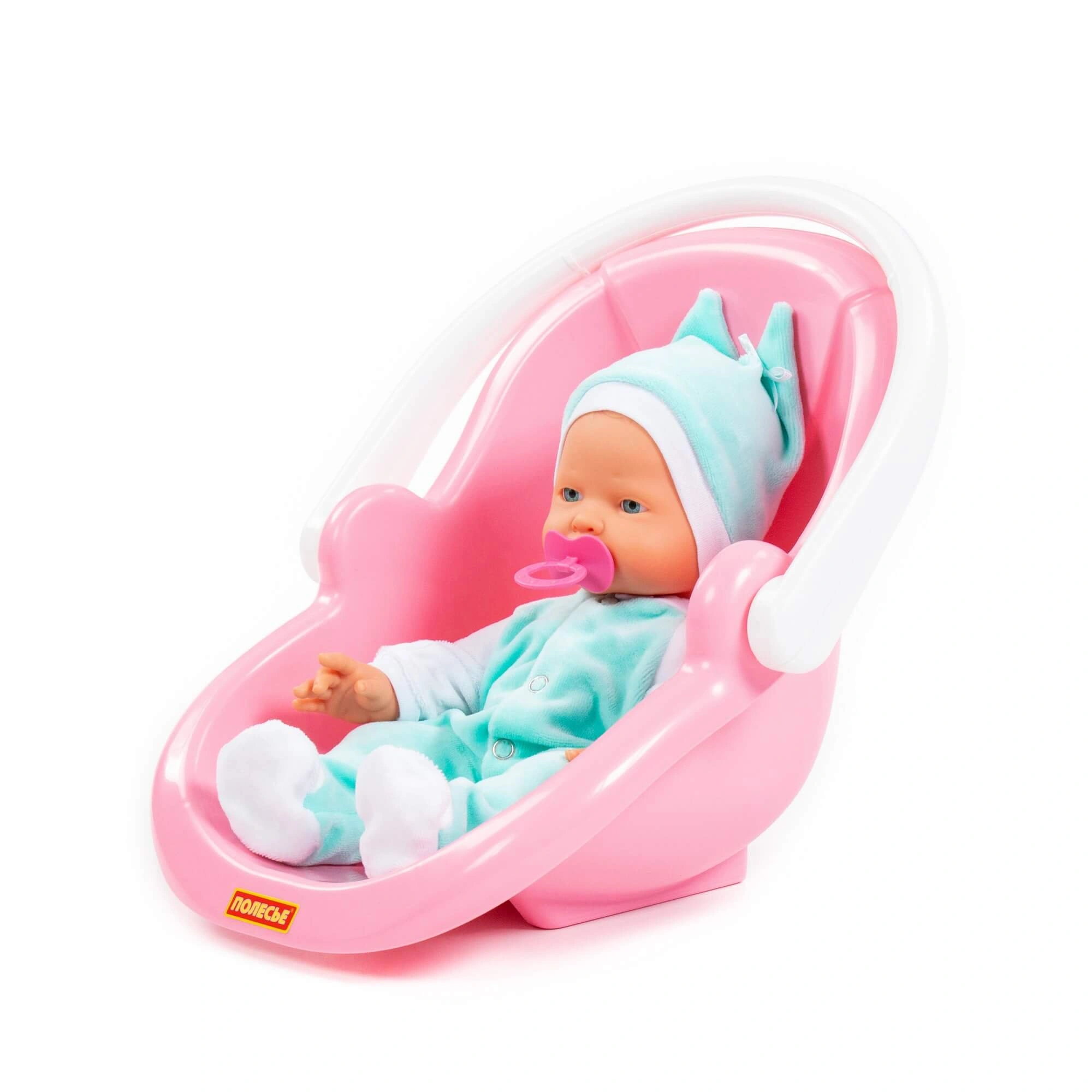 Кукла Полесье Пупс Весёлый с соской и переноской 86761 35см 