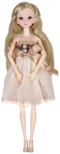 Кукла-модель Sariel Кукла в платье с бантом 7762-3, 29 см 