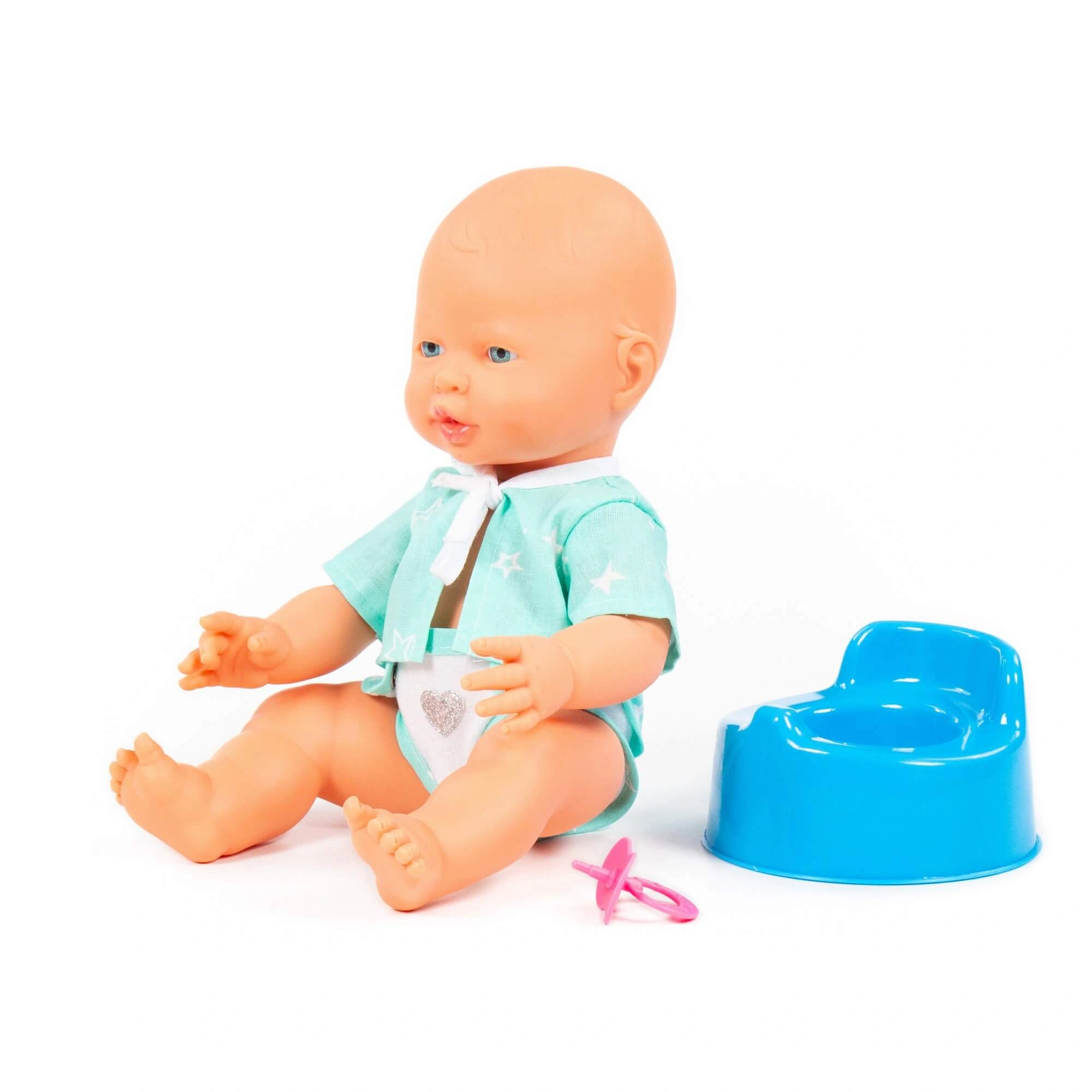 Кукла Полесье Пупс  Весёлый   с соской и горшком  35см  86785 