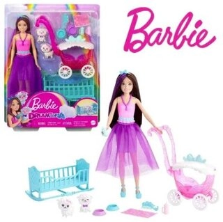 Кукла-модель Barbie Шкиппер с ягненком HLC29, 29 см аксессуары в комплекте 