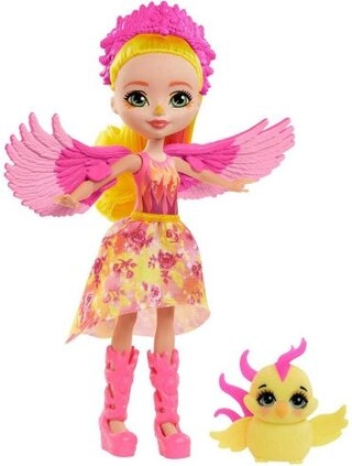 Mattel GYJ04 Enchantimals Фалон Феникс и Санрайз 12 см 