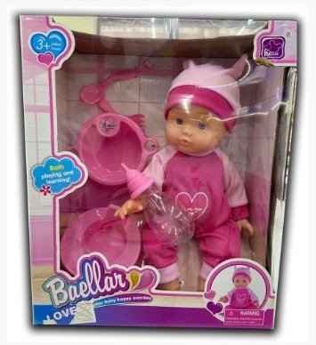 Пупс Happy baby ПУПС С АКСЕССУАРАМИ 15799 , 32 см аксессуары в комплекте, руки и ноги подвижные 