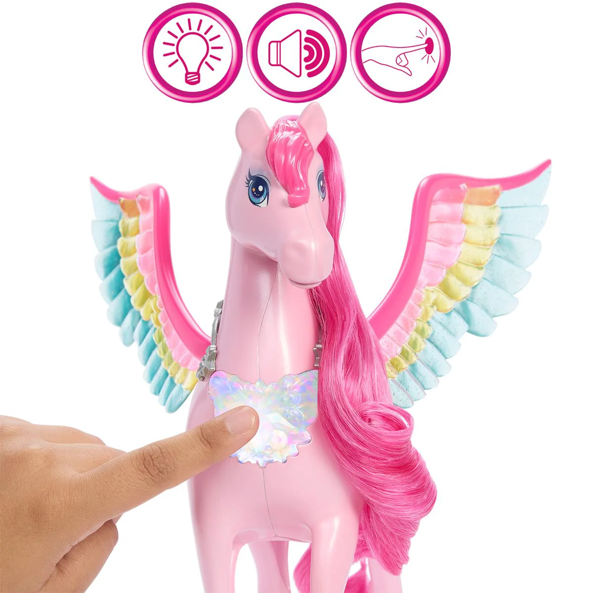Игровой набор Barbie Dreamtopia Touch of Magic Волшебный Пегас HLC400  - фото 3