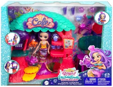 Кукла Enchantimals Кафе Морская пещера HCF86, 15 см 