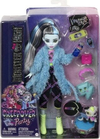 Кукла-модель Monster High Frankie Stain. Creepover Party 11069, 29 см, мультиколор 