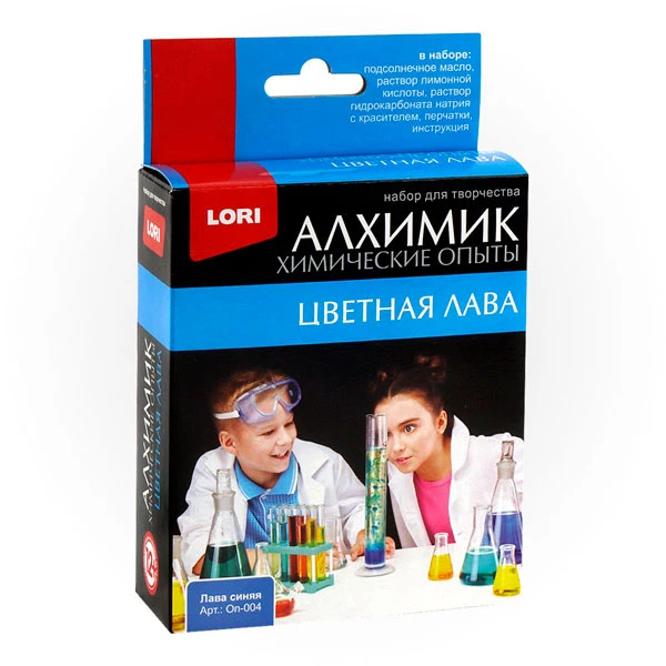 Химические опыты Колорит Лава (синяя)