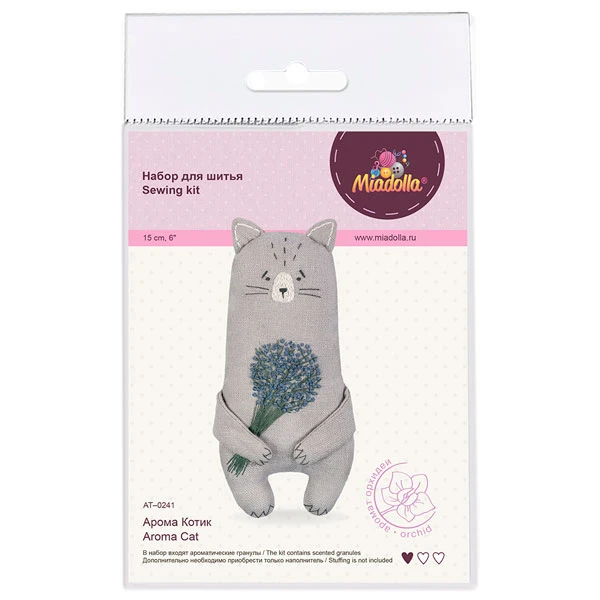 Набор для изготовления игрушки Гамма Miadolla Арома Котик (AT-0241) - фото 3