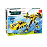 Игровой конструктор Keyixing 25511 КАПИТАН (244 детали в наборе) Капитан. Роботы. Гоночный автомобиль (25511) / 244 детали