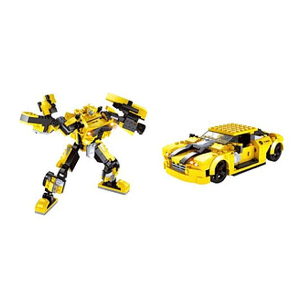 Игровой конструктор Keyixing 25511 КАПИТАН (244 детали в наборе) Капитан. Роботы. Гоночный автомобиль (25511) / 244 детали - фото 2