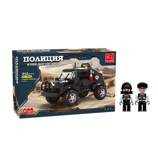 Игровой конструктор Keyixing 23512 ПОЛИЦИЯ (212 деталей в наборе) Спецназ (23512) / 208 деталей