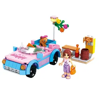 Игровой конструктор Keyixing 24415 МИР ЧУДЕС (150 деталей в наборе) Мир Чудес Веселая поездка (24415) / 145 деталей