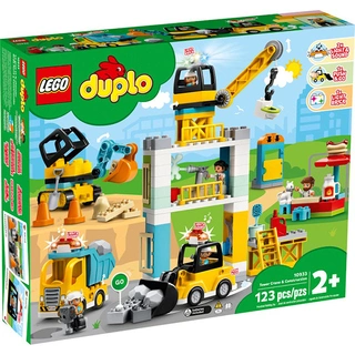 Конструктор Lego Башенный кран на стройке Duplo 10933