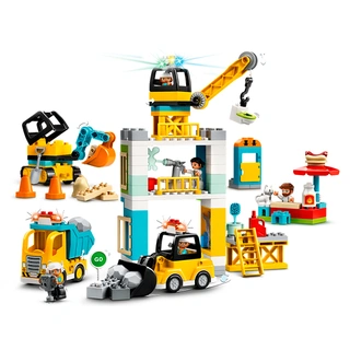 Конструктор Lego Башенный кран на стройке Duplo 10933