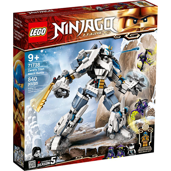 Конструктор LEGO Битва с роботом Зейна Ninjago 71738