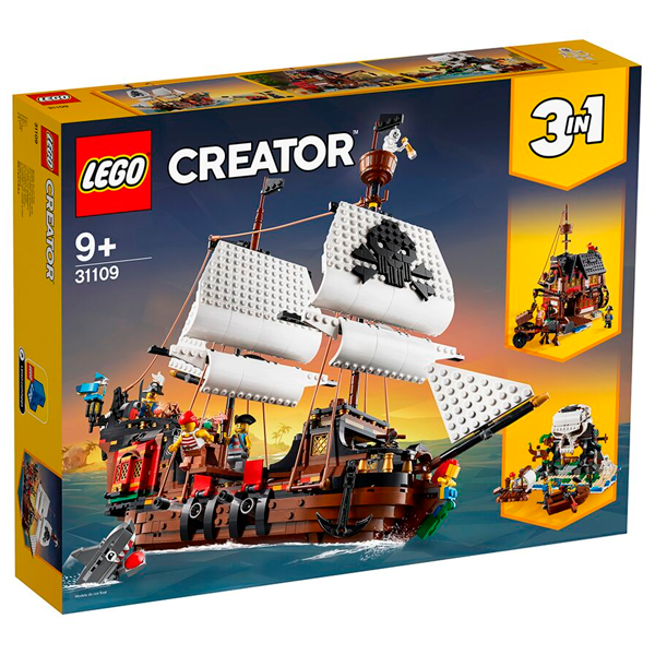 Конструктор Lego Пиратский корабль Creator (31109)