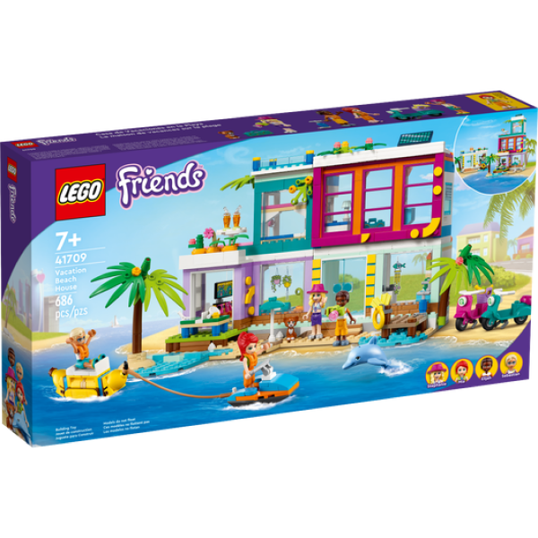 Конструктор LEGO Пляжный дом для отдыха Friends 41709