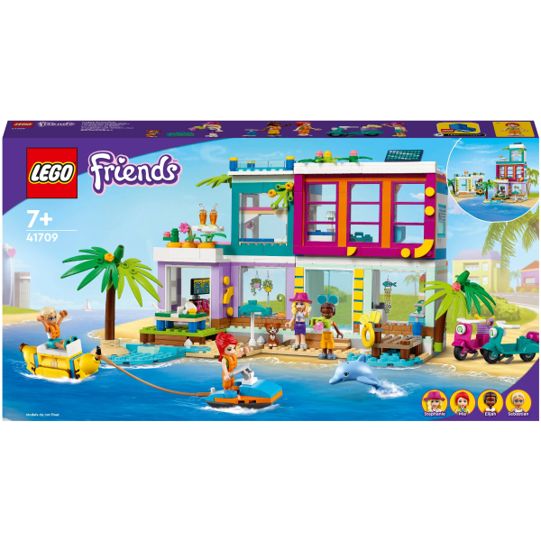 Конструктор LEGO Пляжный дом для отдыха Friends (41709) / 686 деталей