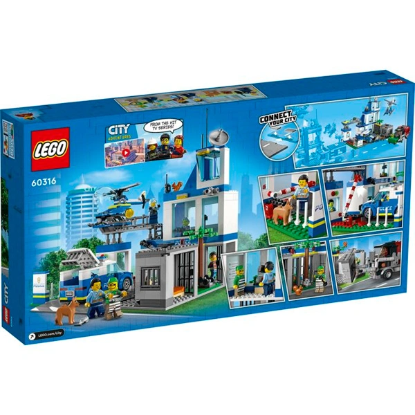 Конструктор LEGO Полицейский участок CITY 60316 / 668 деталей