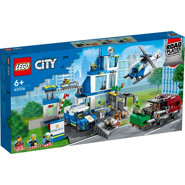 Конструктор LEGO Полицейский участок CITY 60316 / 668 деталей - фото 7