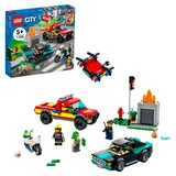 Конструктор LEGO Пожарная бригада и полицейская погоня CITY 60319 / 295 деталей - фото 4