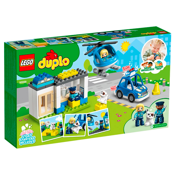 Конструктор Lego Полицейский участок и вертолёт Duplo (10959)