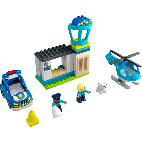 Конструктор Lego Полицейский участок и вертолёт Duplo (10959)