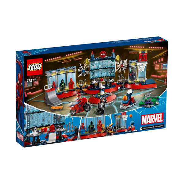 Конструктор LEGO Marvel Нападение на мастерскую паука Super Heroes (76175) / 466 деталей