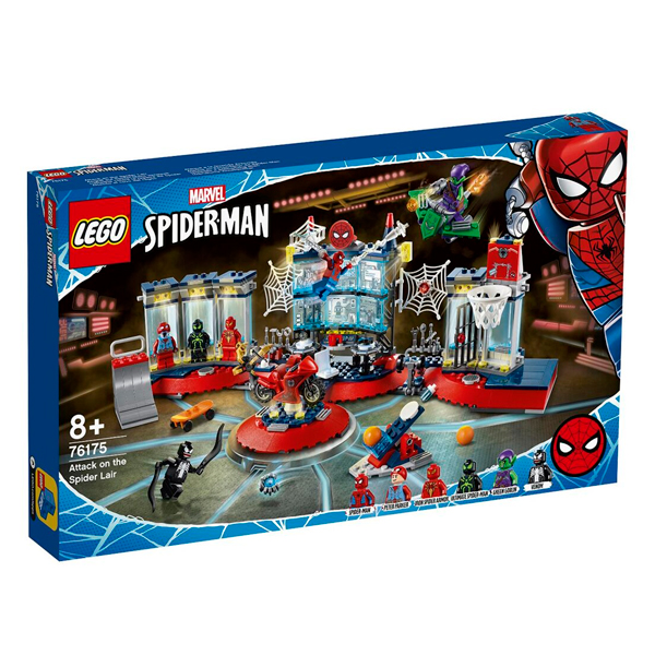Конструктор Lego Marvel Нападение на мастерскую паука Super Heroes (76175)