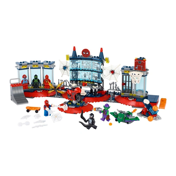 Конструктор LEGO Marvel Нападение на мастерскую паука Super Heroes (76175) / 466 деталей - фото 3