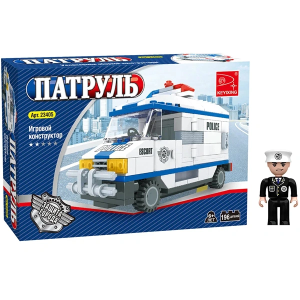 Игровой конструктор Keyixing Патруль (23405) / 196 деталей