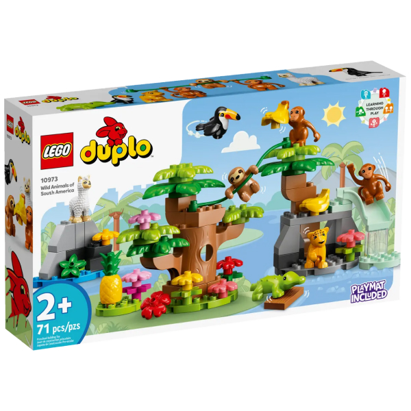 Конструктор Lego DUPLO Town Дикие животные Южной Америки (10973)