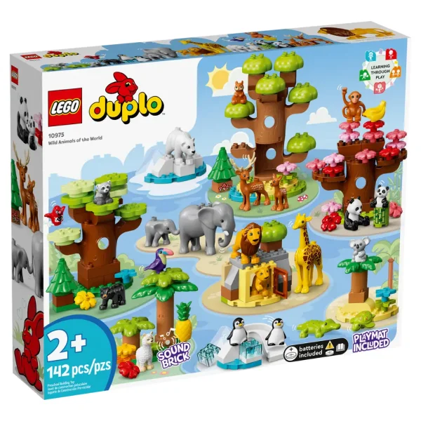 Конструктор LEGO DUPLO Town Дикие животные мира (10975) / 141 деталь