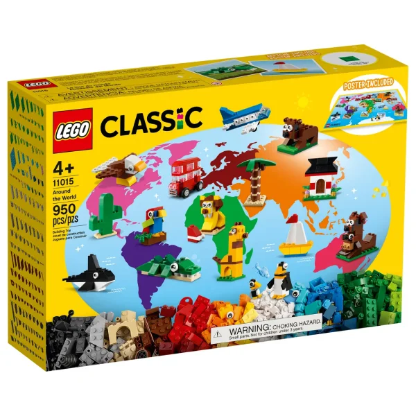 Конструктор LEGO Classic Вокруг света (11015) / 950 деталей