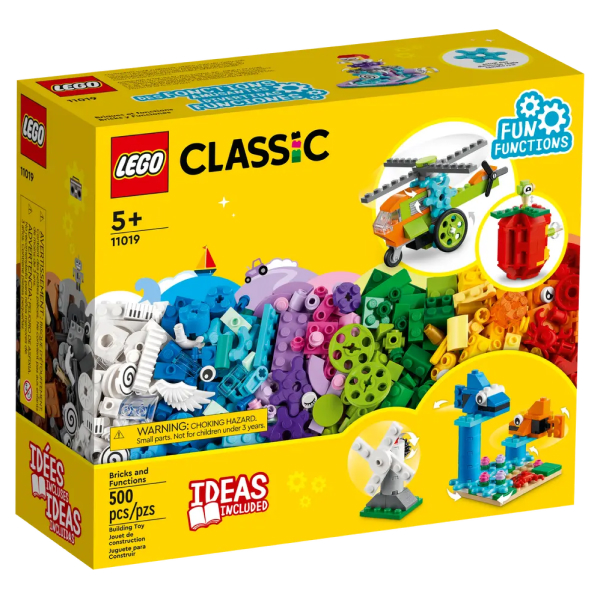 Конструктор LEGO Classic Кубики и функции (11019) / 500 деталей