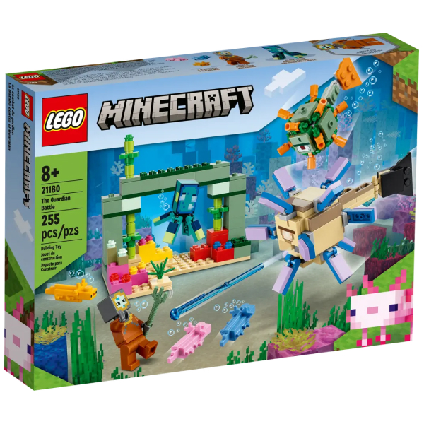 Конструктор LEGO Minecraft Битва со стражем (21180) / 255 деталей