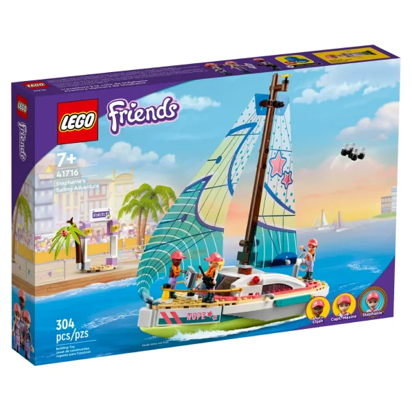 LEGO  конструкторы  Friends Стефанидің желкенді қайықтағы шытырман оқиғалары (41716) / 304 деталь