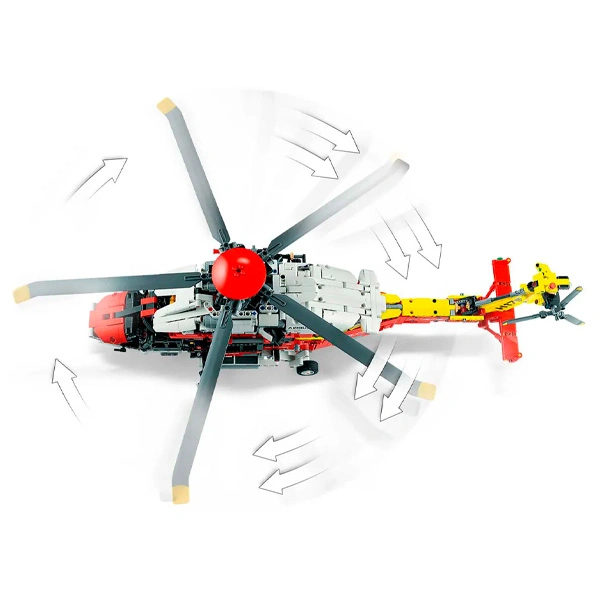 Конструктор Lego Technic Спасательный вертолет Airbus H175 (42145) - фото 9