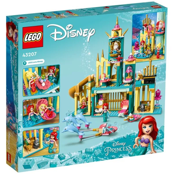 Конструктор LEGO Disney Princess Подводный дворец Ариэль (43207) / 498 деталей - фото 3