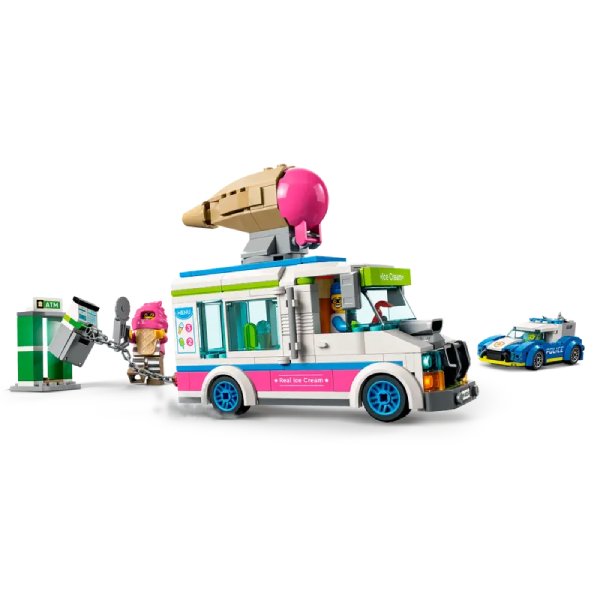 LEGO  конструкторы City  Полицияны балмұздақ таситын көлікті қуады  (60314) / 317 деталь