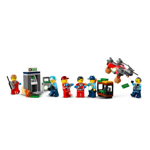 Конструктор LEGO City Полицейская погоняв банке (60317) / 915 деталей