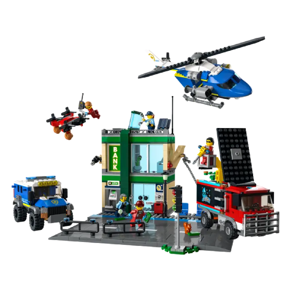 LEGO  конструкторы City Полицияның банктегі қууы (60317) / 915 деталь