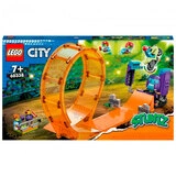 Конструктор Lego City Stuntz Каскадерская петля «Удар Шимпанзе» (60338)