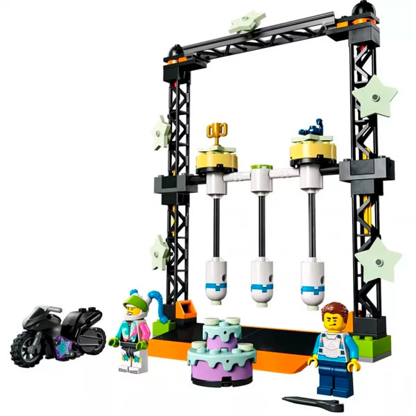 Конструктор LEGO City Stuntz Каскадерская задача «Нокдаун» (60341) / 117 деталей