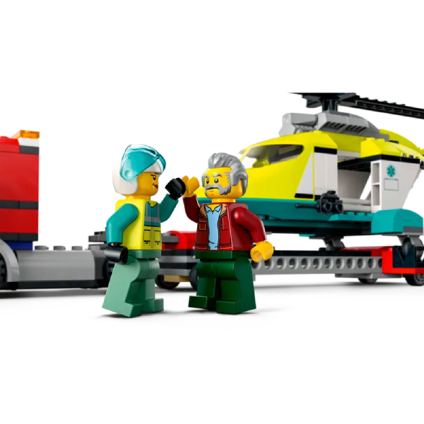 Конструктор Lego City Грузовик для спасательного вертолёта (60343)