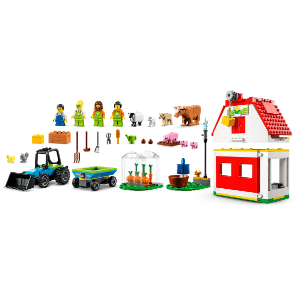 LEGO  конструкторы City Farm Фермадағы және қорадағы жануарлар  (60346) / 230 деталь