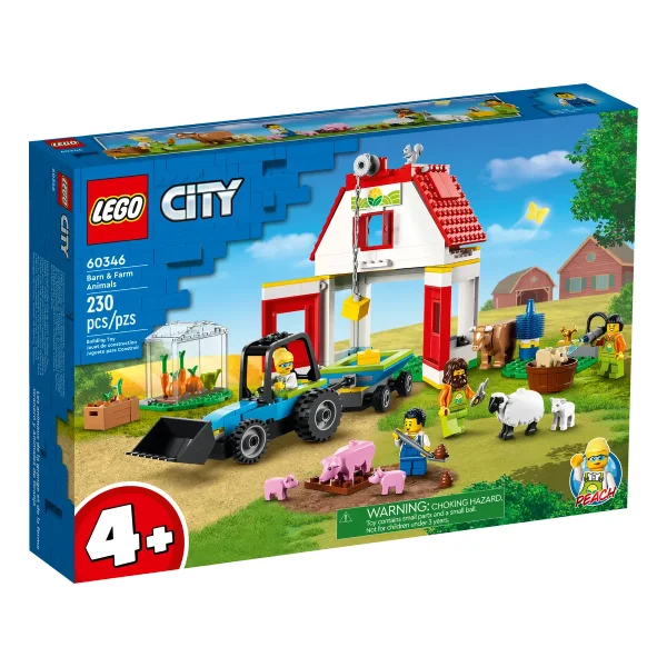 LEGO  конструкторы City Farm Фермадағы және қорадағы жануарлар  (60346) / 230 деталь - фото 9