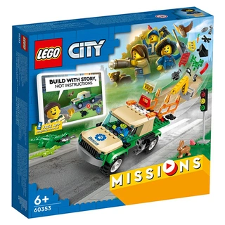 LEGO  конструкторы City Missions Жабайы жануарларды құтқару миссиялары  (60353) / 246 деталь - фото 2