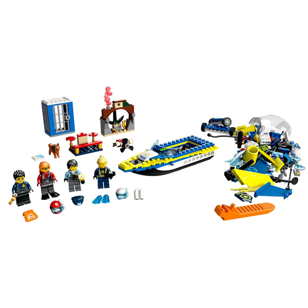 Конструктор LEGO City Missions Детективные миссии водной полиции (60355) / 278 деталей