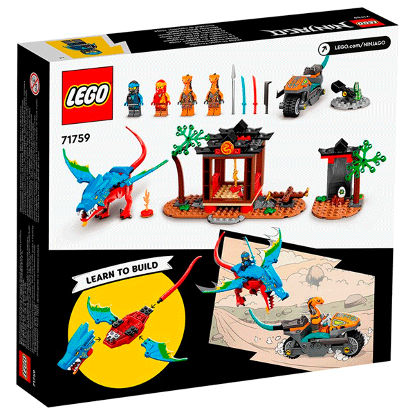 LEGO  конструкторы Ninjago Ниндзя-айдаһардың ғибадатханасы (71759) / 161 деталь