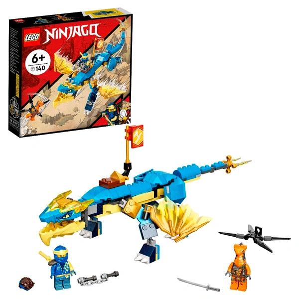 Конструктор LEGO Ninjago Грозовой дракон ЭВО Джея (71760) / 140 деталей